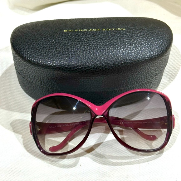AUTHENTIC BALENCIAGA 0032 SUNGLASSES - Picture 1 of 5